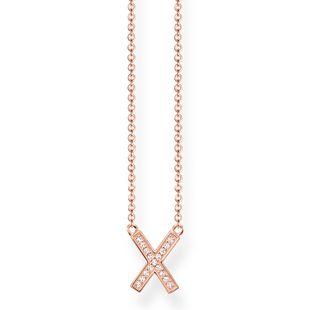 Thomas Sabo Glam And Soul Rose Gold Necklace D - Silver