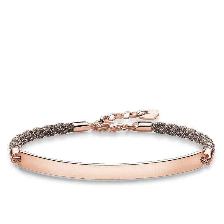 Thomas Sabo Love Bridge Rose Gold Mokuba Bracelet D - Silver