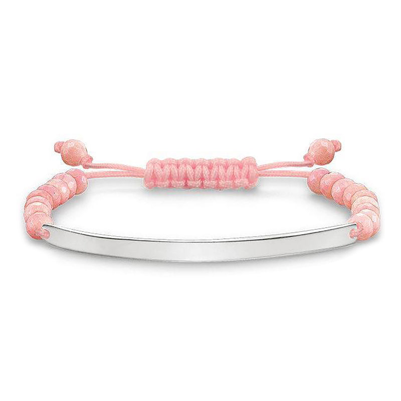 Thomas Sabo Love Bridge Sterling Silver Bamboo Coral Bracelet D - Silver