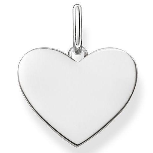 Thomas Sabo Love Bridge Sterling Silver Heart Pendant - Silver