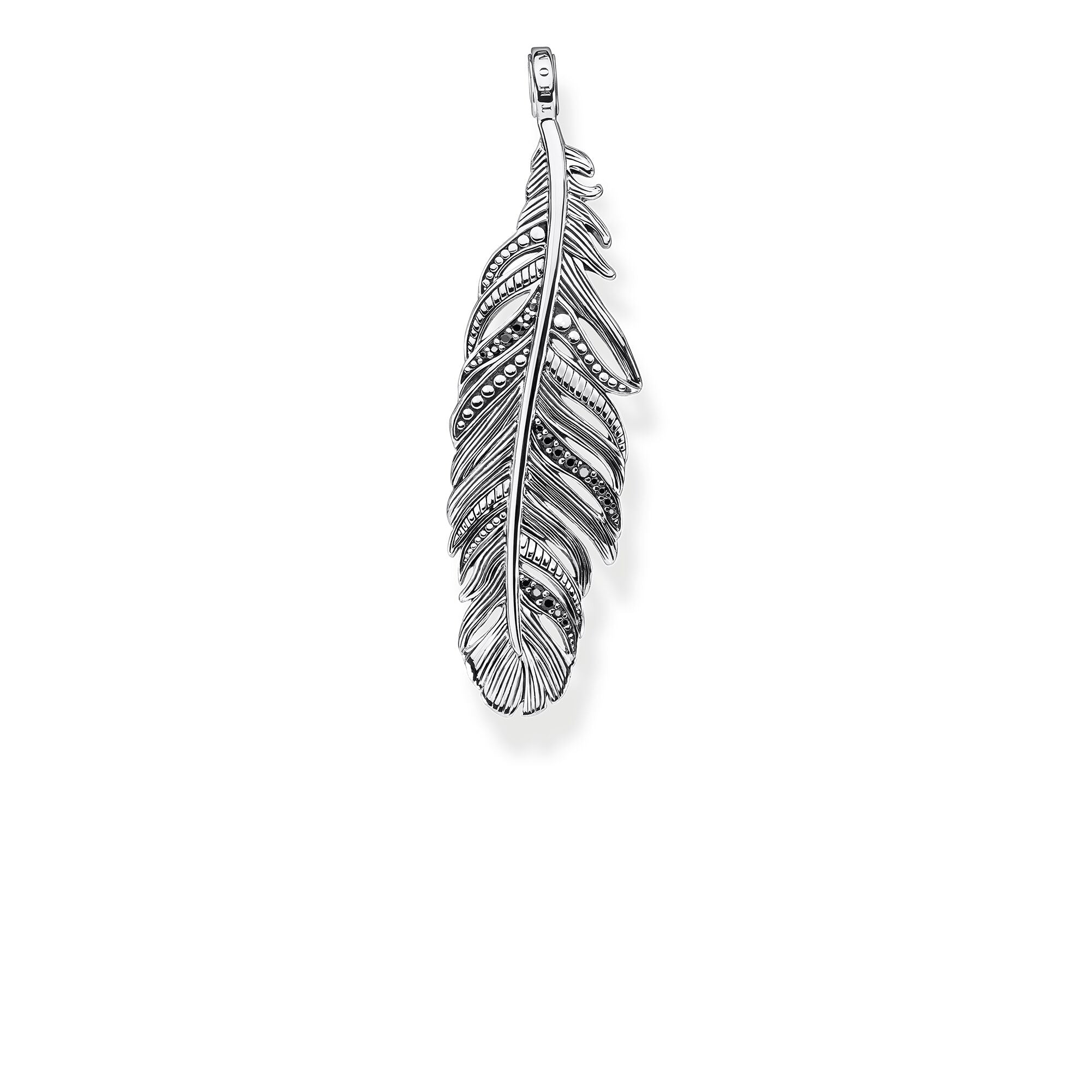 Thomas Sabo Magic Garden Sterling Silver Feather Pendant