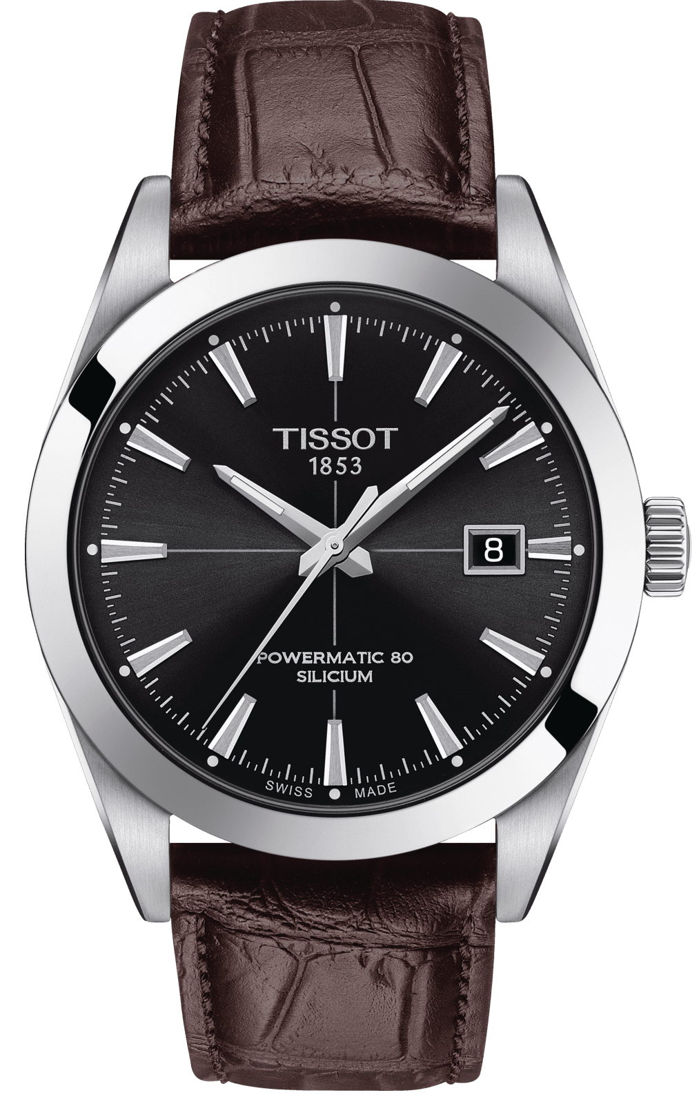 Tissot Watch Gentleman Powermatic 80 Silicium - Black