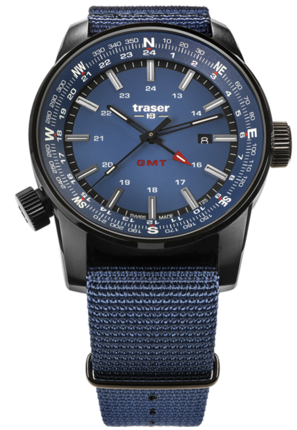 Traser H3 Watch P68 Pathfinder GMT Blue - Blue