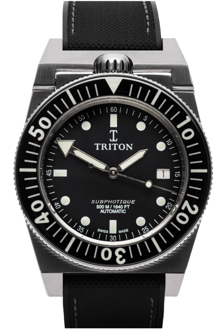 Triton Watch Subphotique Sport Black TR-01 - Black