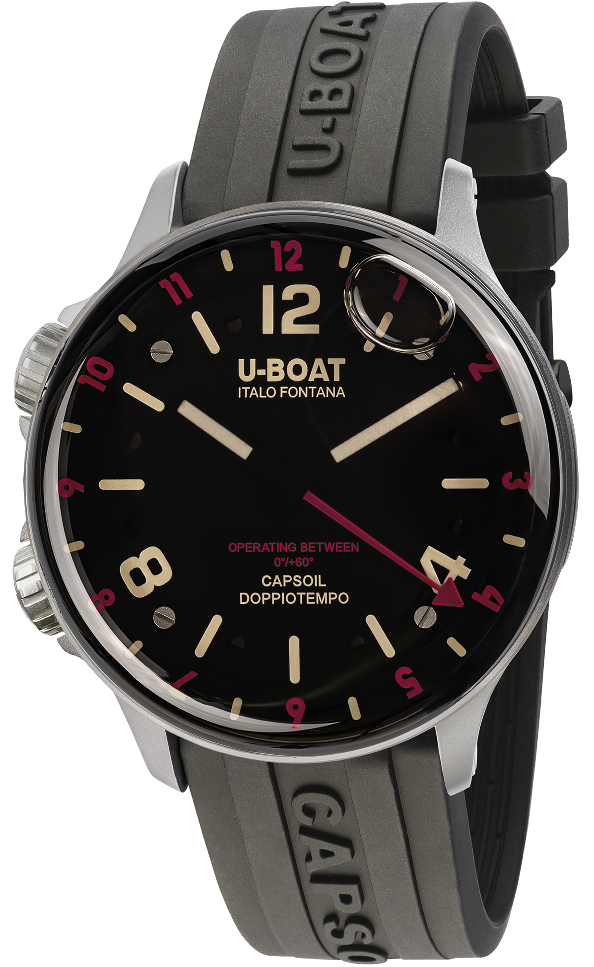 U-Boat Watch Capsoil Doppiotempo 45 SS Red Indices