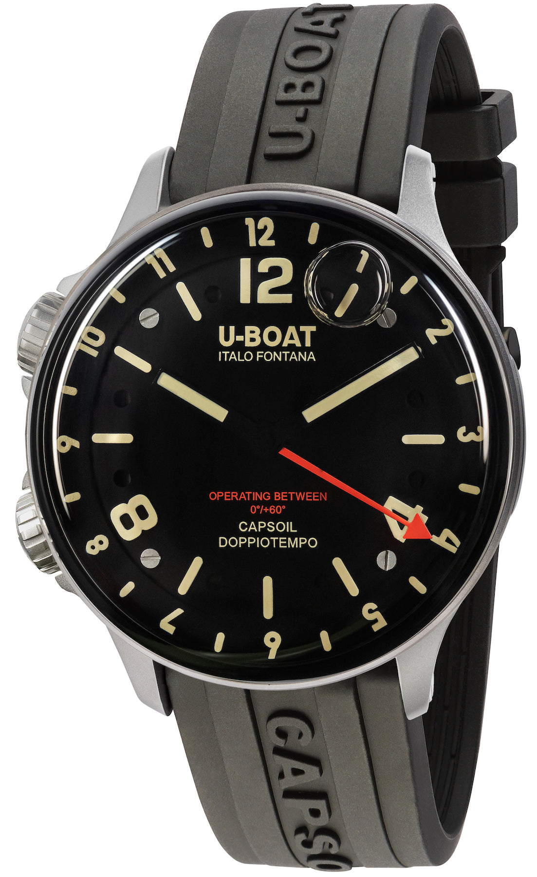 U-Boat Watch Capsoil Doppiotempo SS - Black