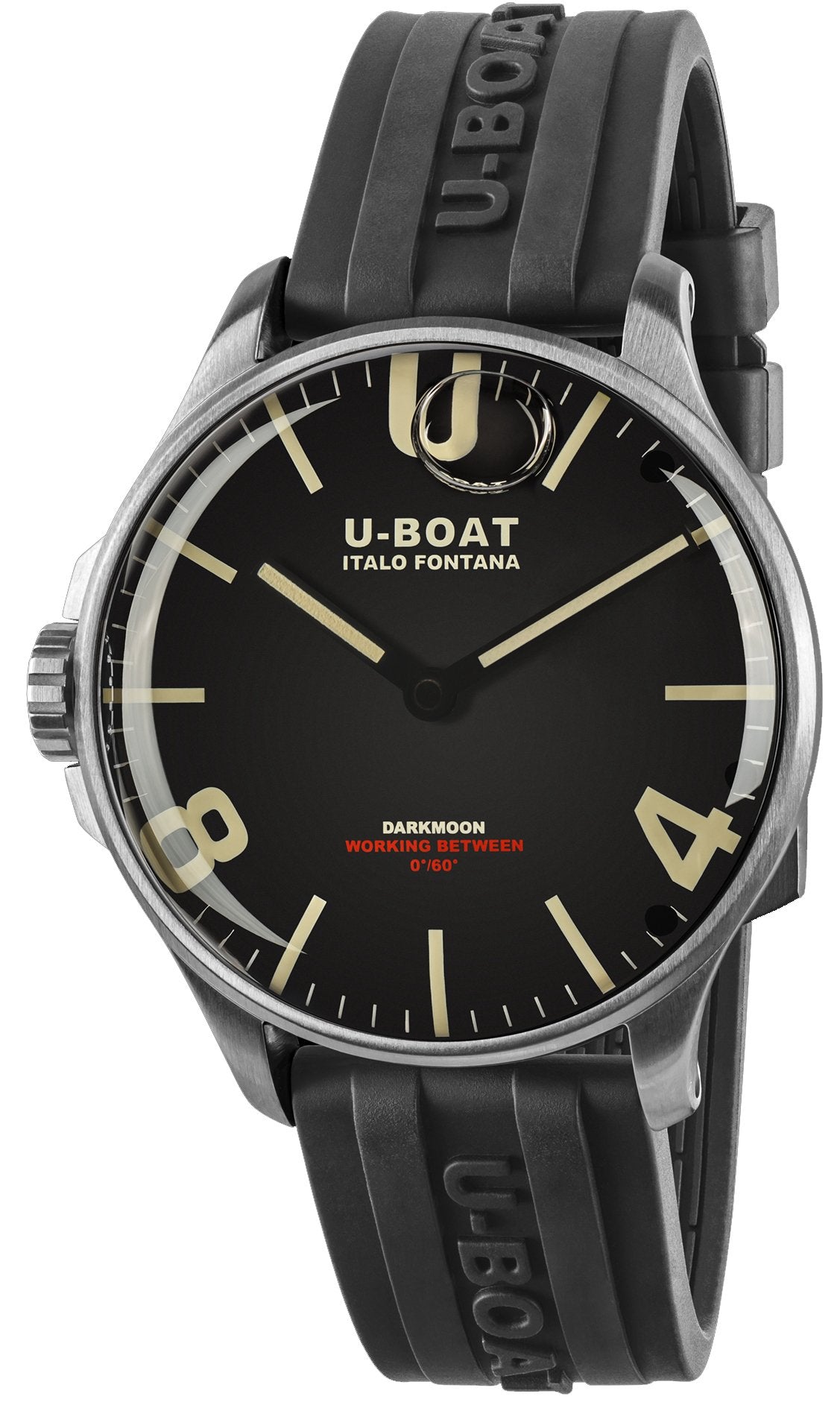 U-Boat Watch Darkmoon 44 Black SS - Black