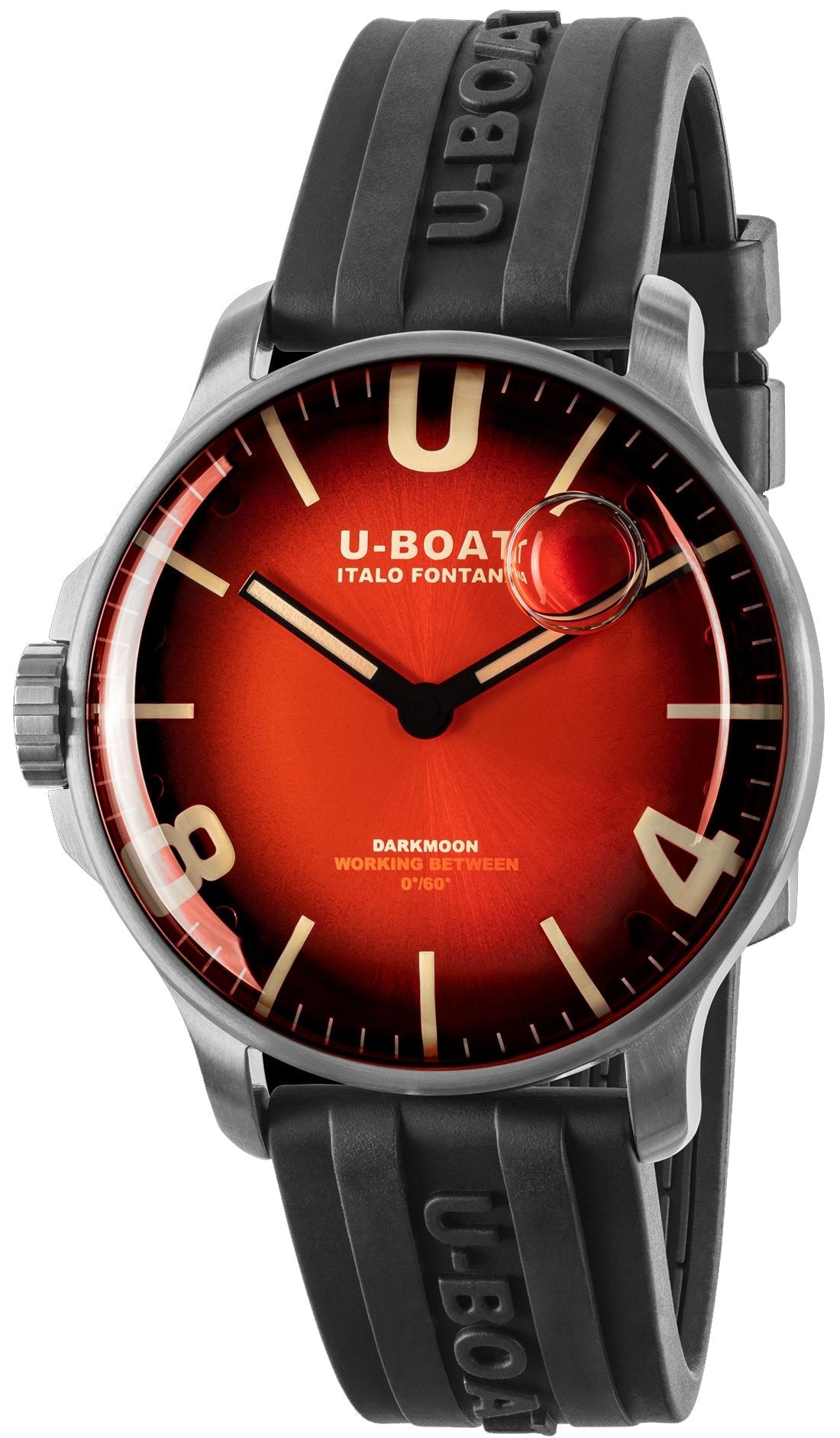 U-Boat Watch Darkmoon 44 Cardinal Red SS - Red