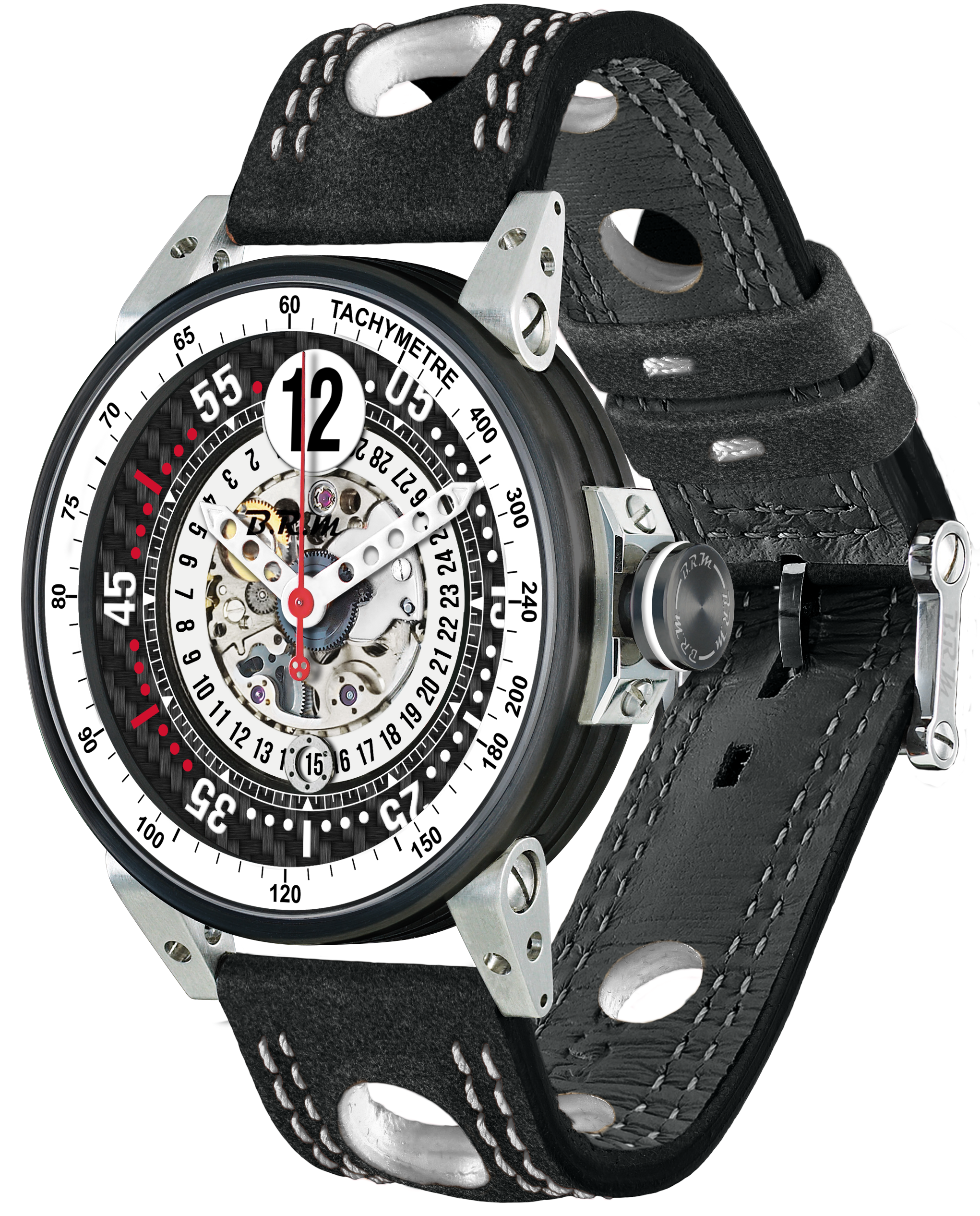 B.R.M. Watch V6-44 Touring White