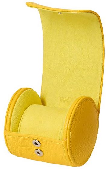 WOLF Watch Roll Black Tutti Frutti Yellow