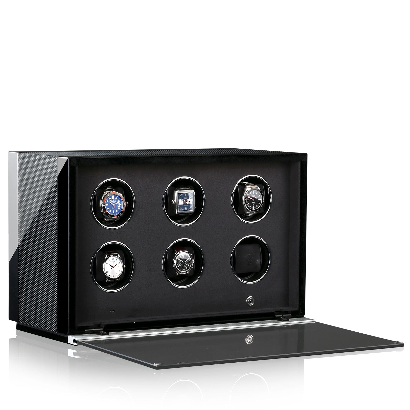 Chronovision Watch Winder Ambiance VI Carbon Black High Gloss - Black