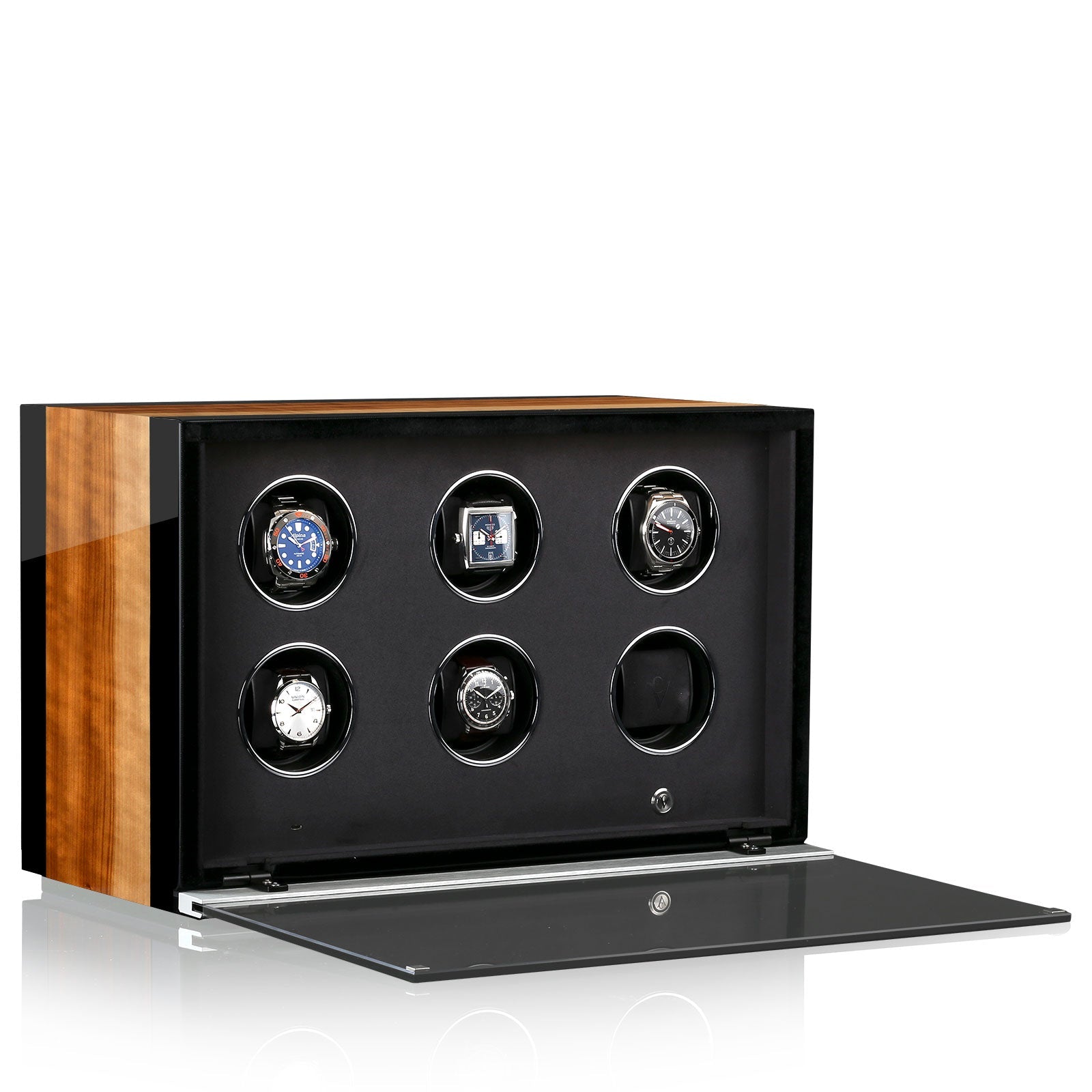 Chronovision Watch Winder Ambiance VIII Aurosso High Gloss Black High Gloss - Black
