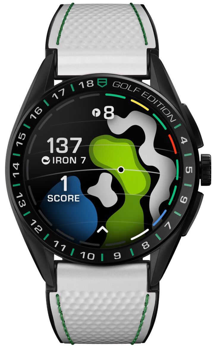 TAG Heuer Watch Connected Calibre E4 45 Golf Edition Rubber - Black