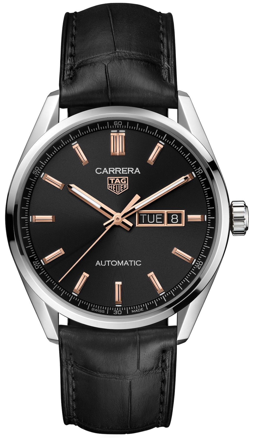 TAG Heuer Watch Carrera Calibre 5 Automatic - Black