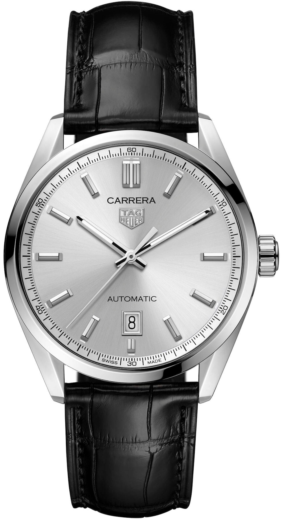 TAG Heuer Watch Carrera Calibre 5 Automatic - Silver