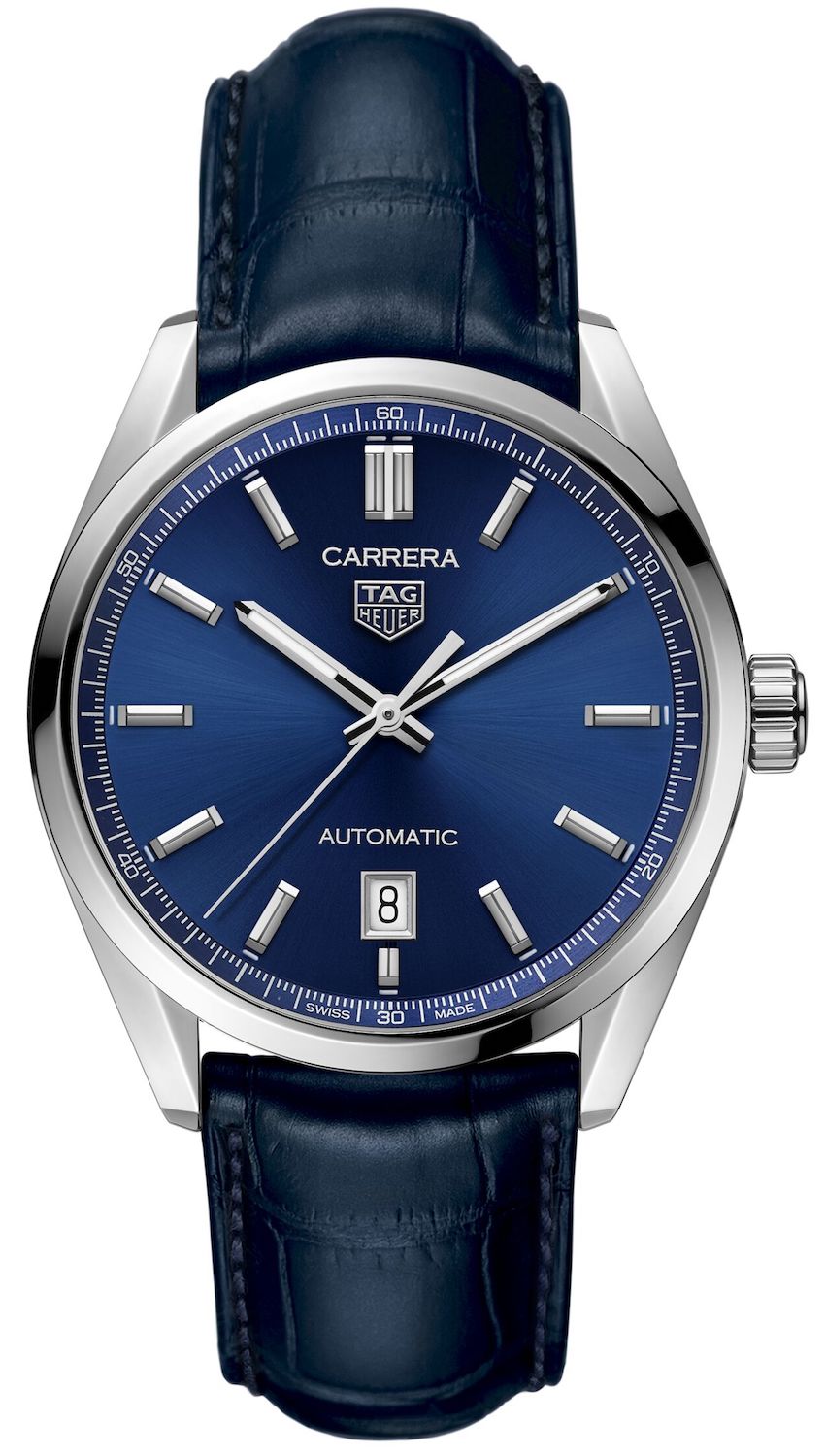 TAG Heuer Watch Carrera Calibre 5 Automatic - Blue