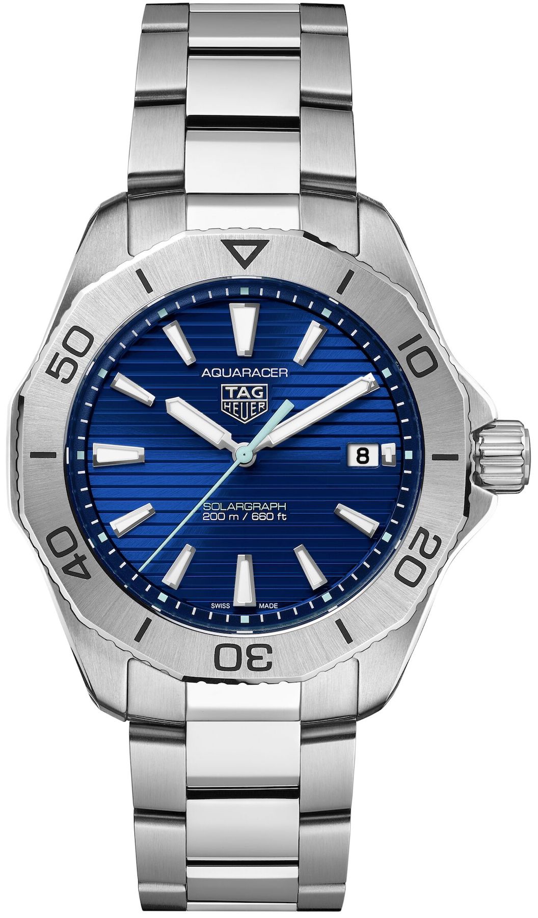 TAG Heuer Watch Aquaracer Professional 200 Solargraph Blue