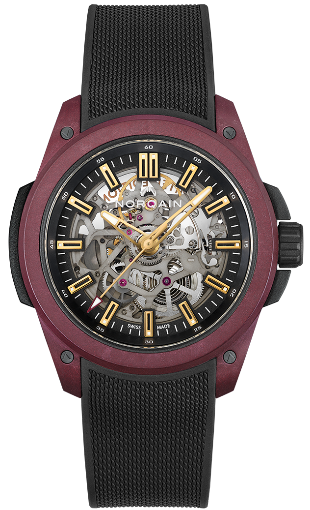 Norqain Watch Wild One Skeleton Burgundy Limited Edition