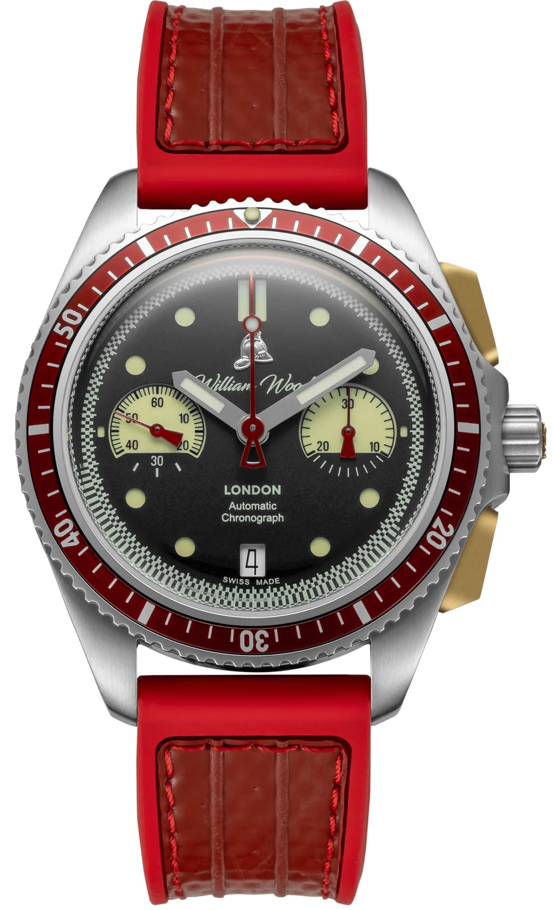 William Wood Watch Triumph Heat Red Fire Hose