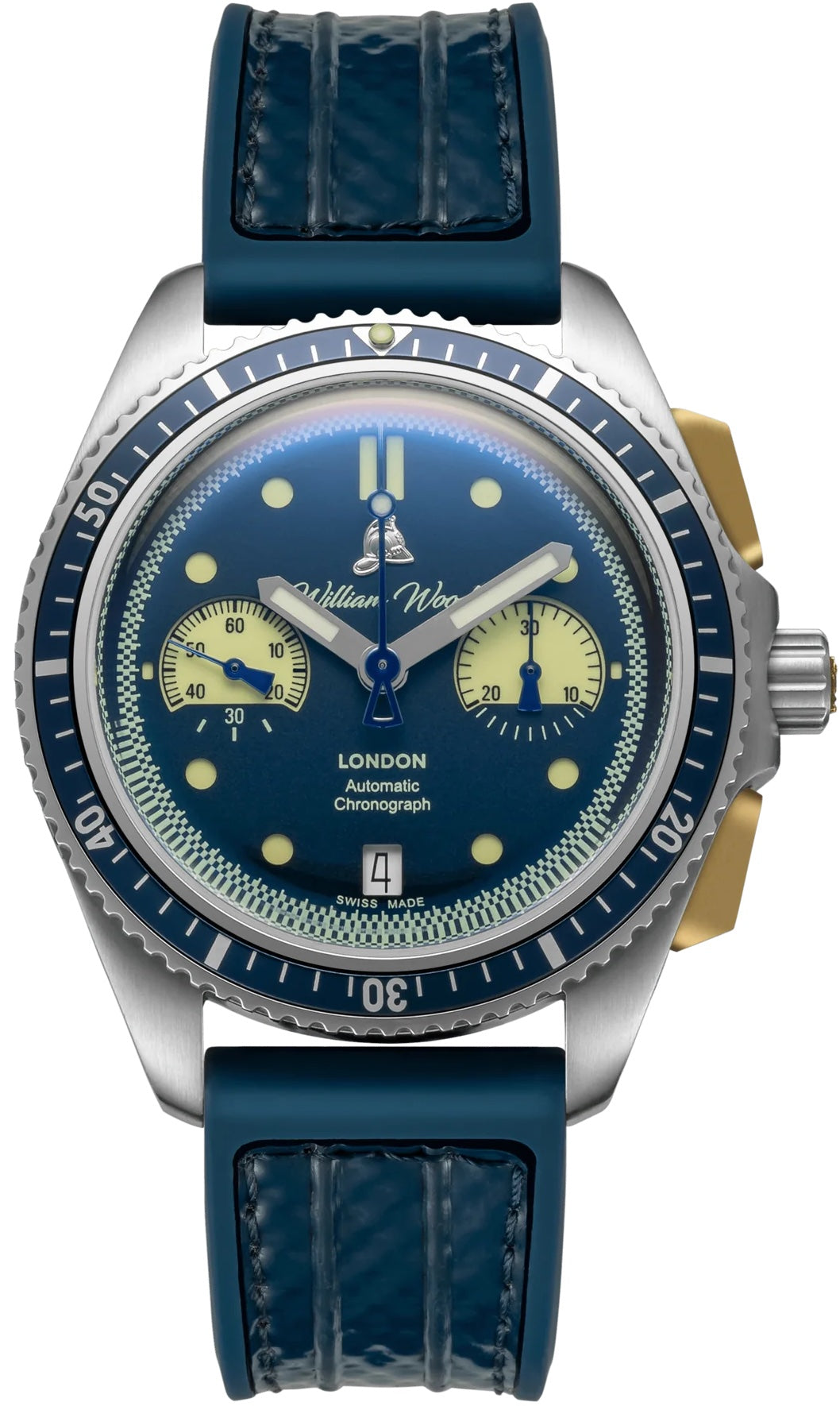 William Wood Watch Triumph Oxygen Blue Fire Hose