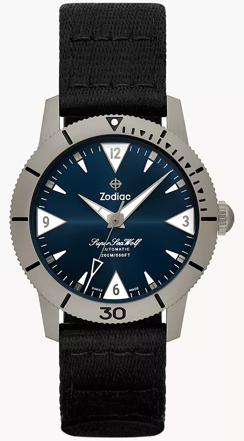 Zodiac Watch Super Sea Wolf Titanium Skin Diver