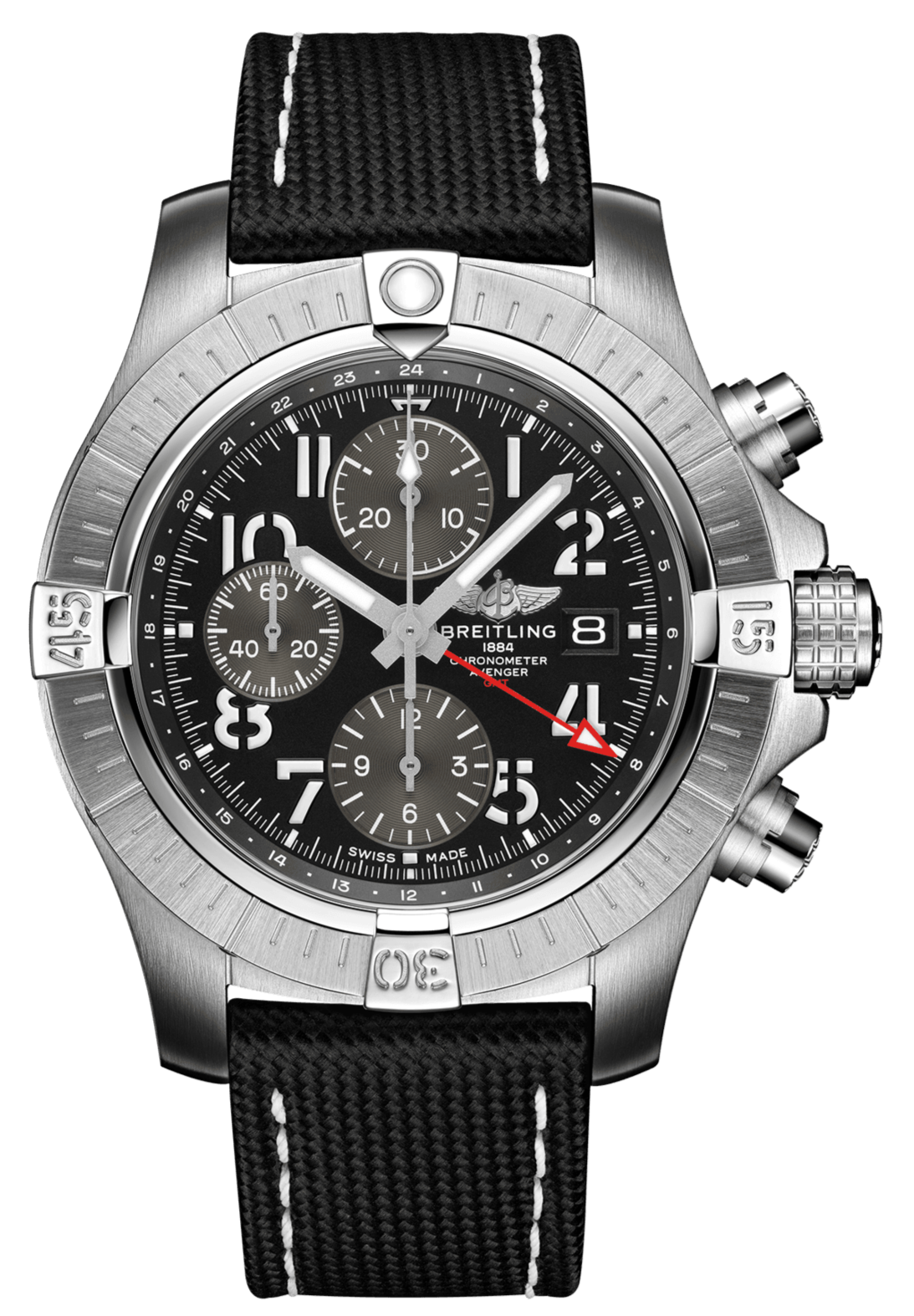Breitling Watch Avenger Chronograph GMT 45 Folding Clasp