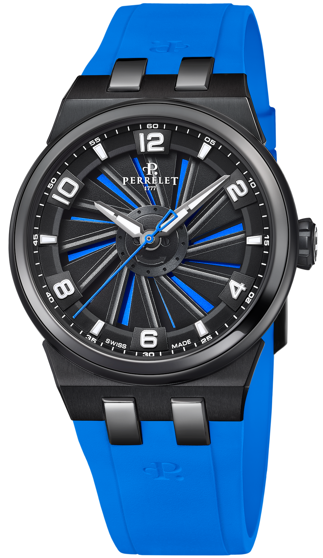 Perrelet Watch Turbine Titanium 41 Blue