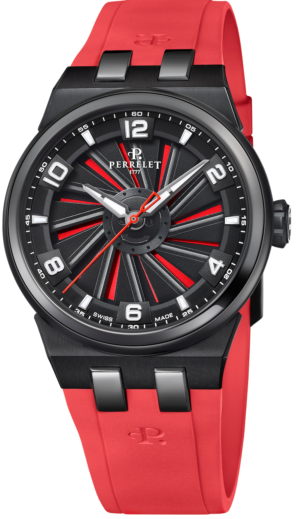 Perrelet Watch Turbine Titanium 41 Red