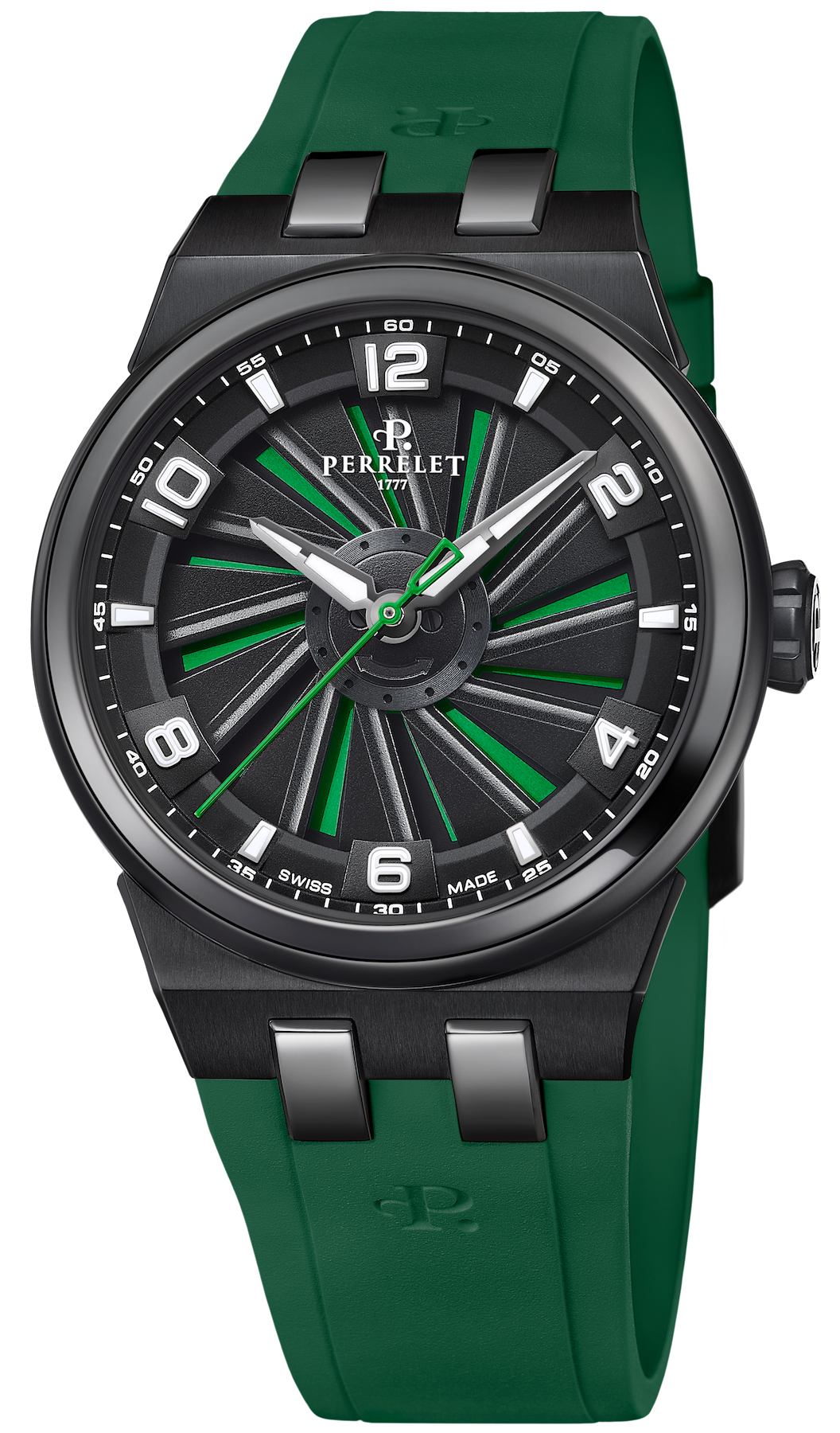 Perrelet Watch Turbine Titanium 41 Green