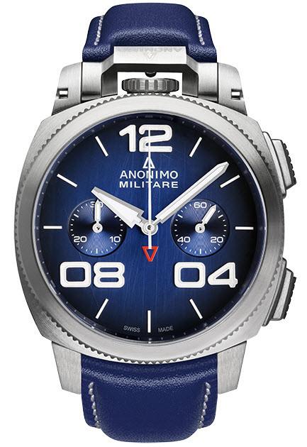 Anonimo Watch Militare Classic Chrono Mens - Blue