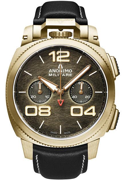 Anonimo Watch Militare Classic Chrono Mens - Bronze