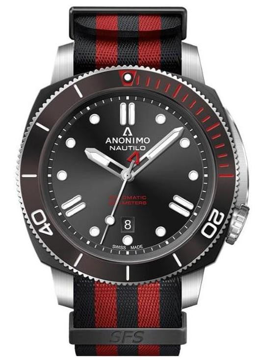 Anonimo Watch Nautilo Sailing Limited Edition - Black