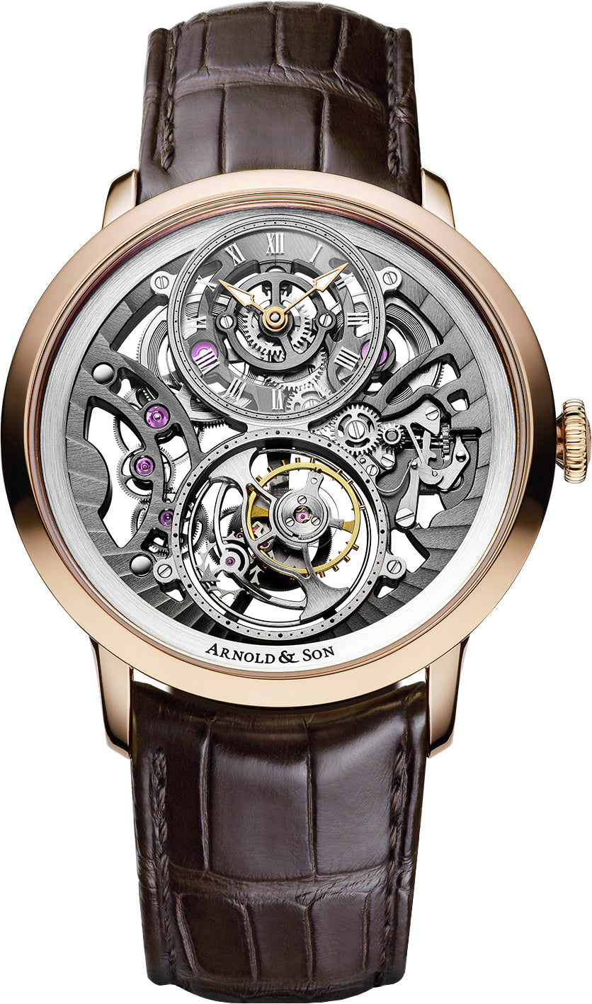 Arnold & Son Watch Ultrathin Tourbillon Gold Skeleton - Skeleton
