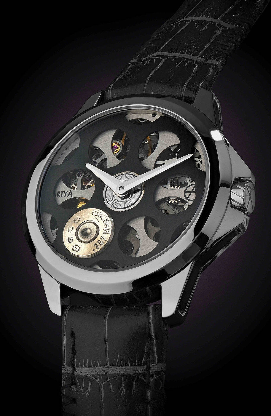 ArtyA Watch Son of a Gun Russian Roulette Desert Eagle Limited Edition - Black