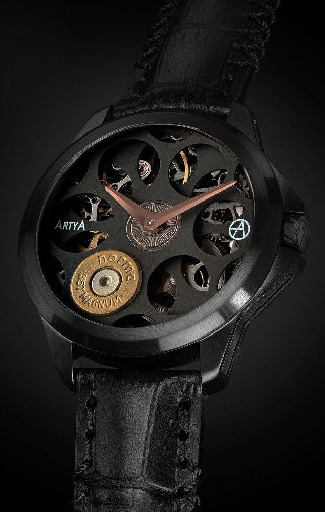 ArtyA Watch Son of a Gun Russian Roulette A1 Black & Black Limited Edition - Black