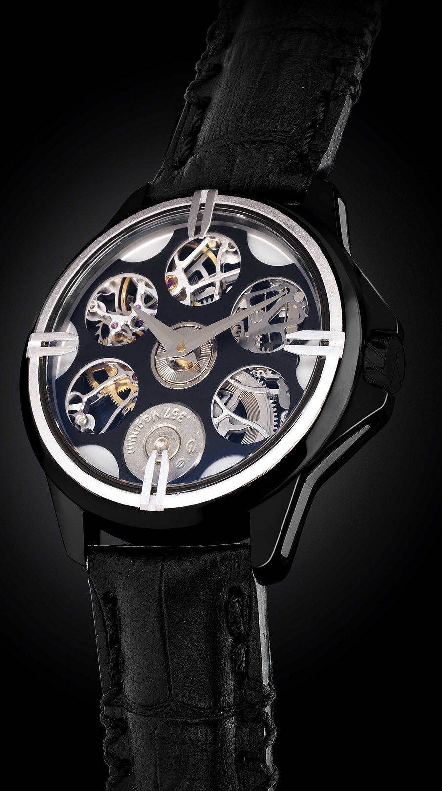 ArtyA Watch Son of a Gun A1 Black & Grey Steel Target Limited Edition - Black