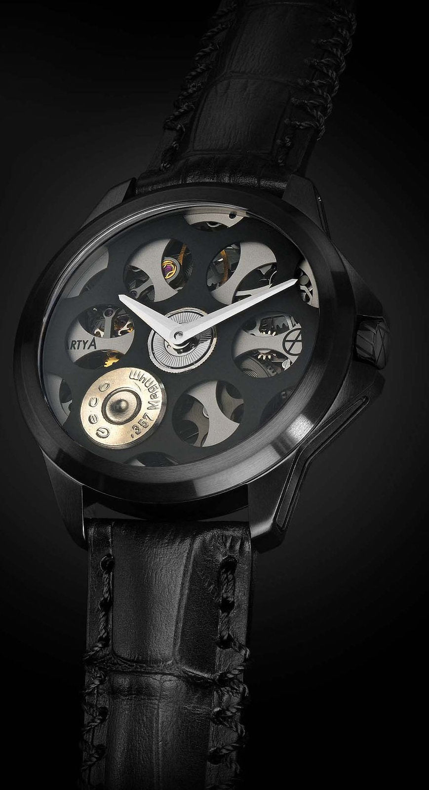 ArtyA Watch Son of a Gun Russian Roulette A1 Black & Grey Limited Edition - Black