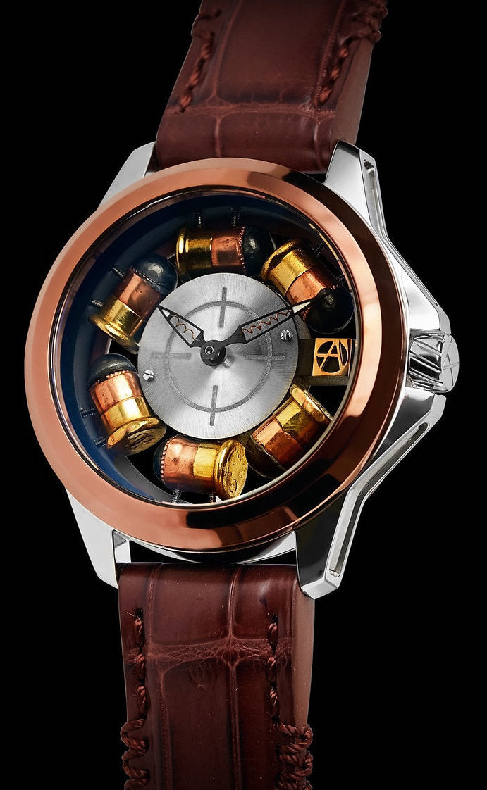 ArtyA Watch Son of a Gun Classic Riot Choco Gold Limited Edition - Silver
