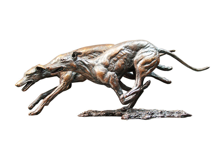 Art In Bronze Greyhounds Bronze Figurine