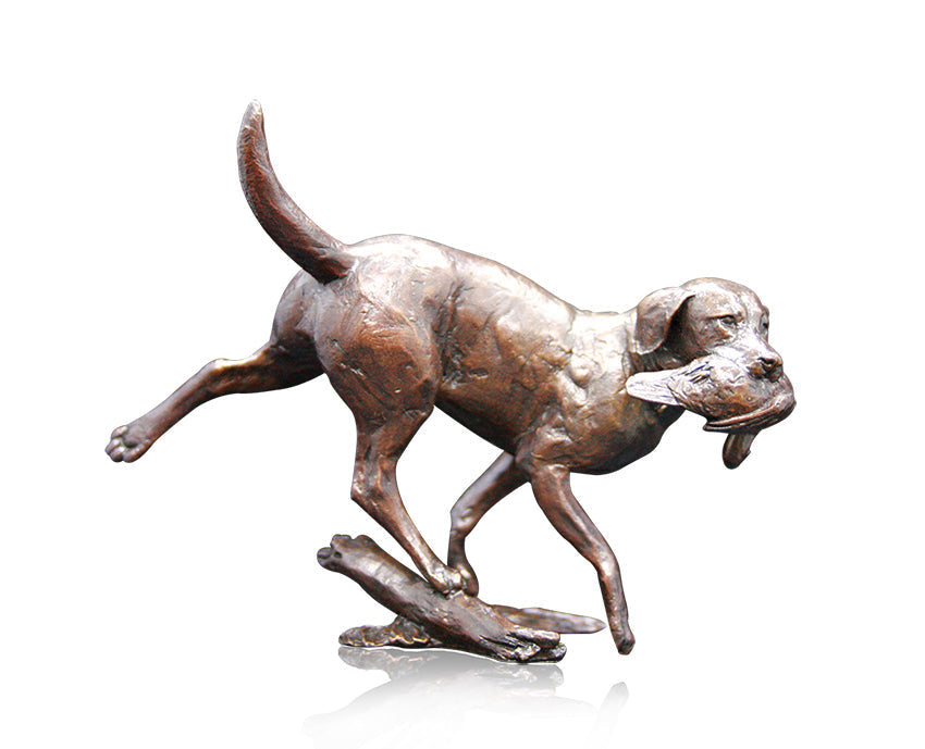 Art In Bronze Working Labrador Bronze Figurine