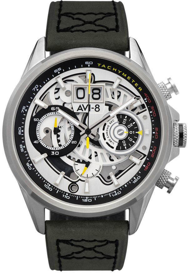 AVI-8 Watch Hawker Harrier II - Silver