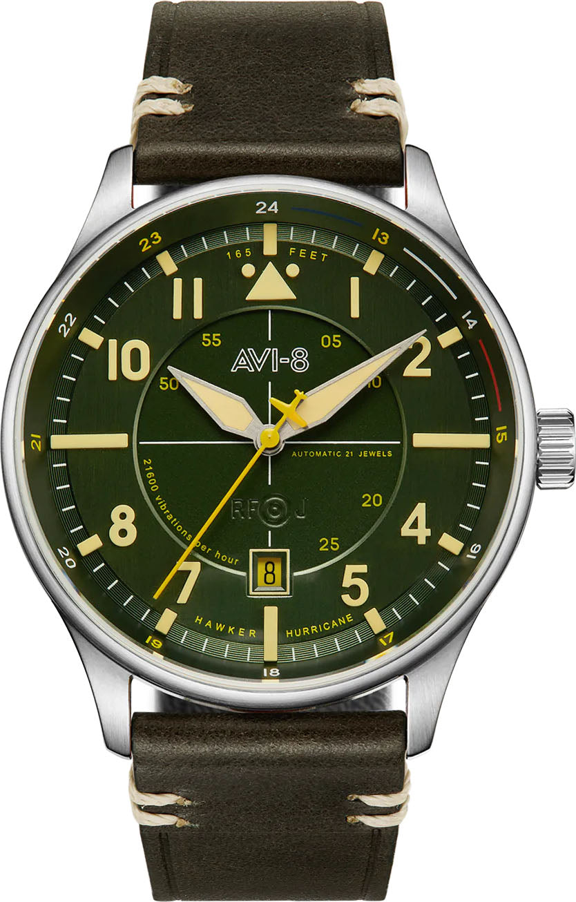 AVI-8 Watch Hawker Hurricane HampshireKent Automatic - Green