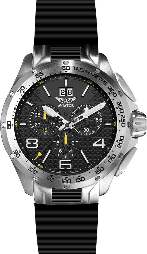 Aviator Watch High Tech MiG-35 - Black