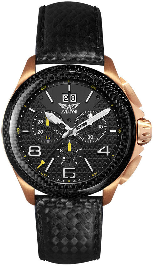 Aviator Watch MIG-35 - Black