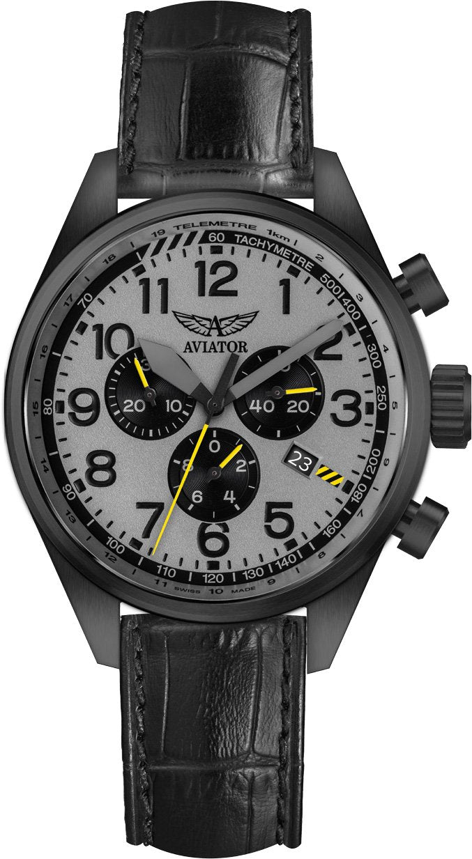 Aviator Watch Airacobra P45 Chrono - Grey