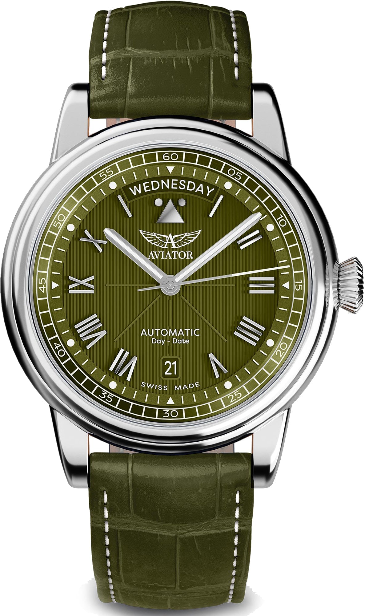 Aviator Watch Douglas Day Date - Green