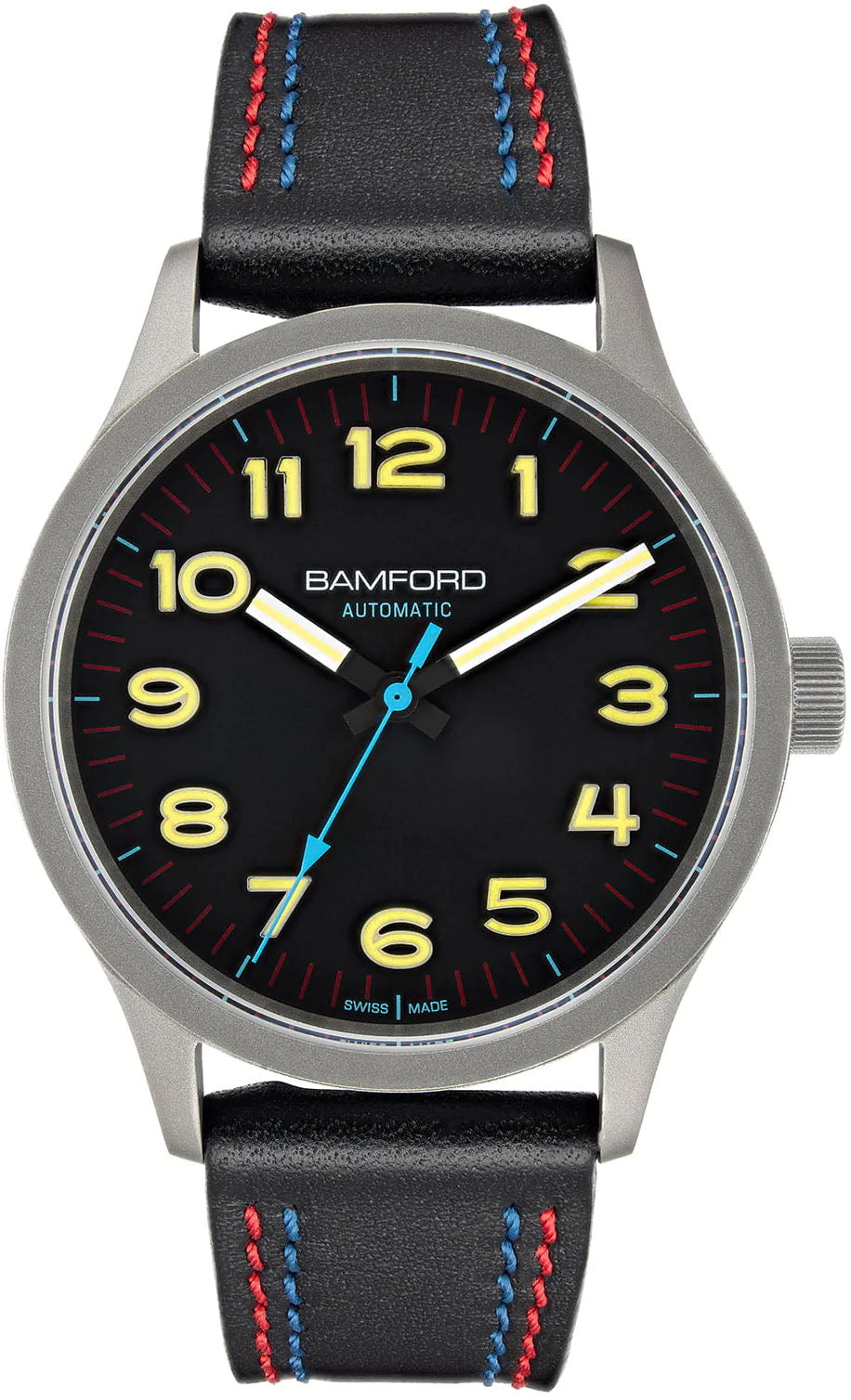 Bamford Watch B80 Modern Black/Yellow