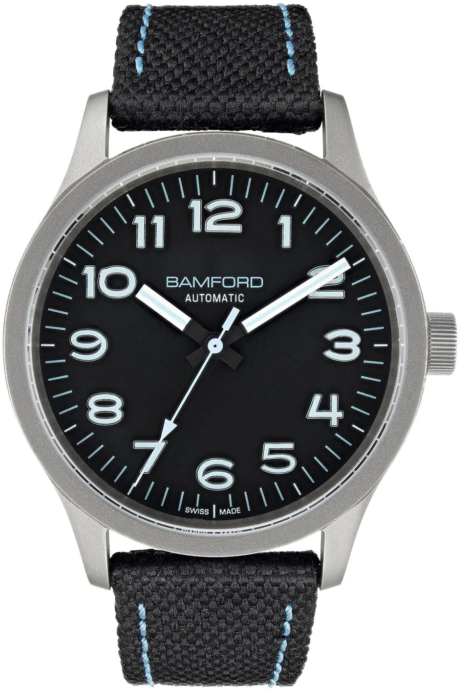 Bamford Watch B80 Modern Black/Aqua