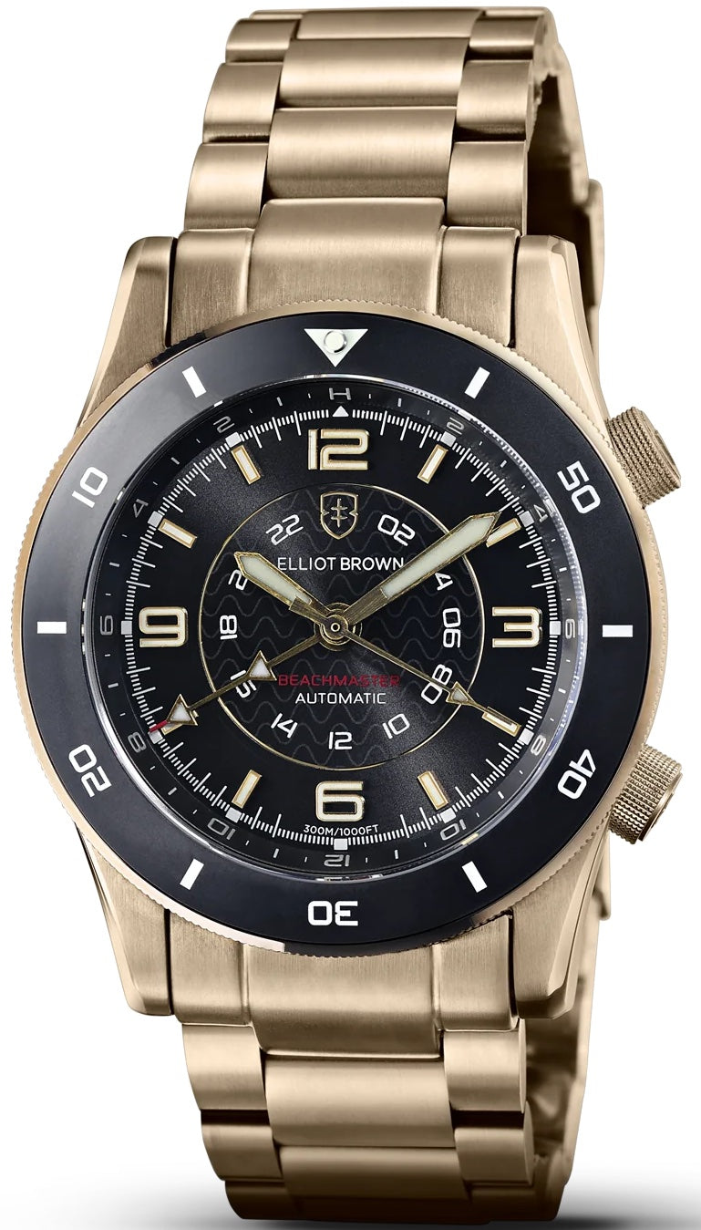 Elliot Brown Watch Beachmaster Black and Bronze Limited Edition