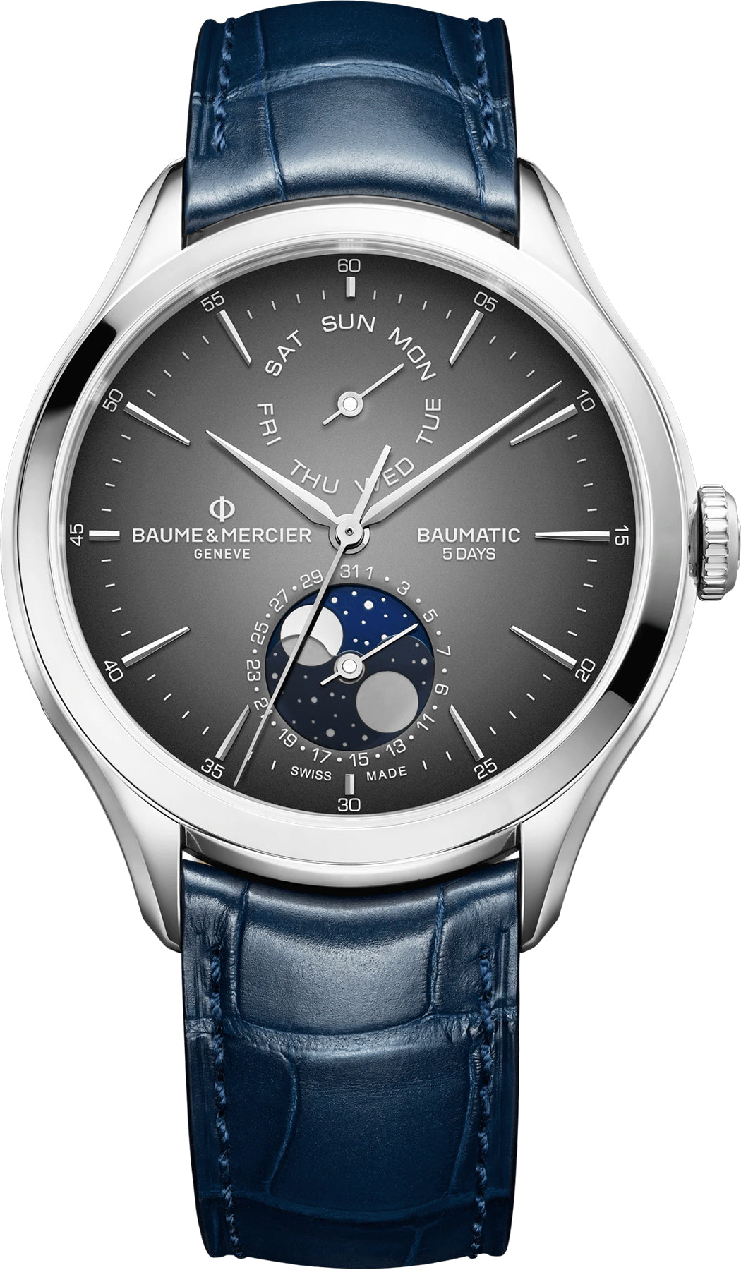 Baume et Mercier Watch Clifton Baumatic Mens - Grey